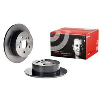 Brembo® - UV Coated Series Plain Solid Rear Brake Rotor