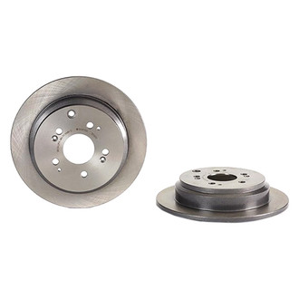 Brembo® - UV Coated Plain Solid Rear Brake Rotor