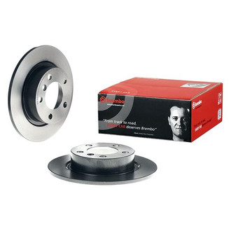 Brembo® - UV Coated Series Plain Solid Rear Brake Rotor
