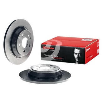 Brembo® - UV Coated Series Plain Solid Rear Brake Rotor