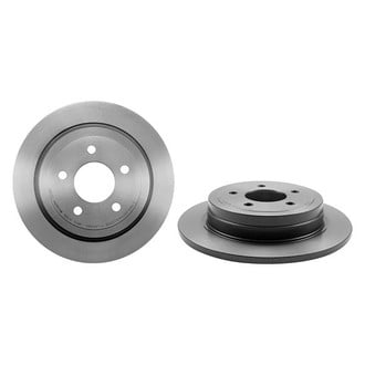 Brembo® - UV Coated Plain Solid Rear Brake Rotor
