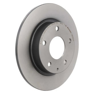 Brembo® - OE Replacement Plain Solid Rear Brake Rotor