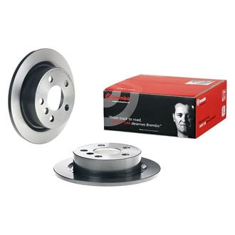 Brembo® - UV Coated Series Plain Solid Rear Brake Rotor