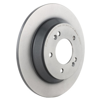 Brembo® - OE Replacement Plain Solid Rear Brake Rotor