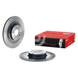 Brembo® - UV Coated Series Plain Solid Rear Brake Rotor