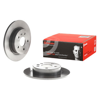 Brembo® - OE Replacement Plain Solid Rear Brake Rotor