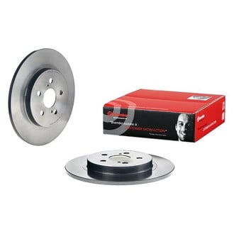 Brembo® - UV Coated Series Plain Solid Rear Brake Rotor