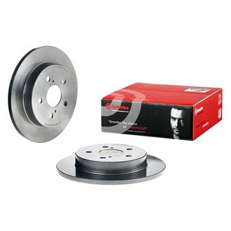 Brembo® - UV Coated Series Plain Solid Rear Brake Rotor
