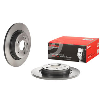 Brembo® - UV Coated Series Plain Solid Rear Brake Rotor