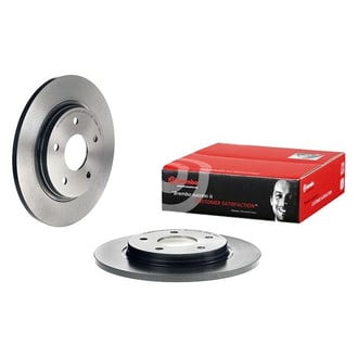 Brembo® - UV Coated Series Plain Solid Rear Brake Rotor