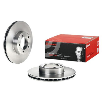 Brembo® - OE Replacement Plain Vented Front Brake Rotor