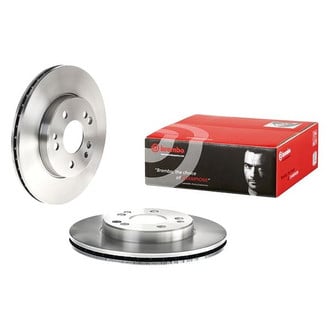 Brembo® - OE Replacement Plain Vented Front Brake Rotor