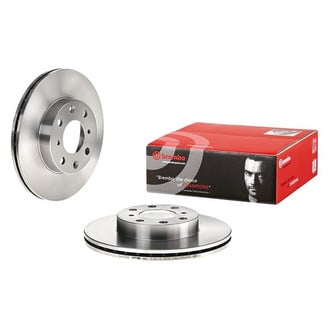 Brembo® - OE Replacement Plain Vented Front Brake Rotor