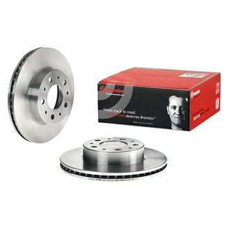 Brembo® - OE Replacement Plain Vented Front Brake Rotor