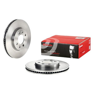 Brembo® - OE Replacement Plain Vented Front Brake Rotor
