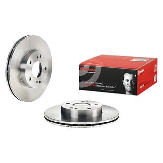 Brembo® - OE Replacement Plain Vented Front Brake Rotor