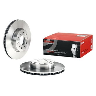 Brembo® - OE Replacement Plain Vented Front Brake Rotor