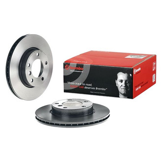Brembo® - UV Coated Series Plain Vented Front Brake Rotor