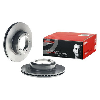Brembo® - UV Coated Series Plain Vented Front Brake Rotor