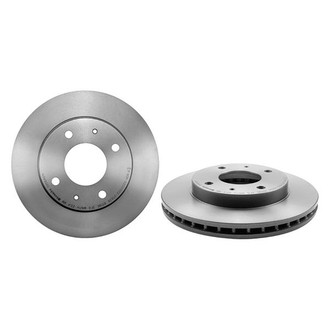 Brembo® - UV Coated Plain Vented Front Brake Rotor