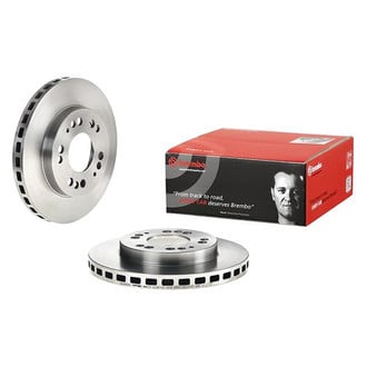 Brembo® - OE Replacement Plain Vented Front Brake Rotor