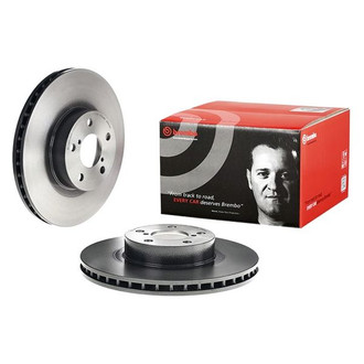 Brembo® - UV Coated Series Plain Vented Front Brake Rotor