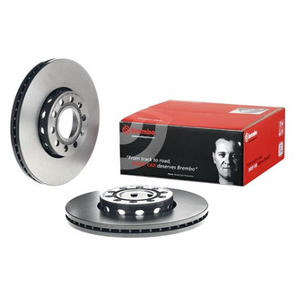 Brembo® - UV Coated Series Plain Vented Front Brake Rotor