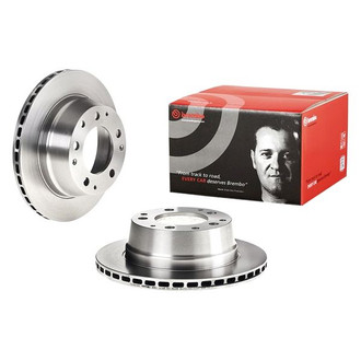 Brembo® - OE Replacement Plain Vented Rear Brake Rotor