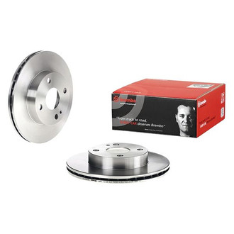 Brembo® - OE Replacement Plain Vented Front Brake Rotor