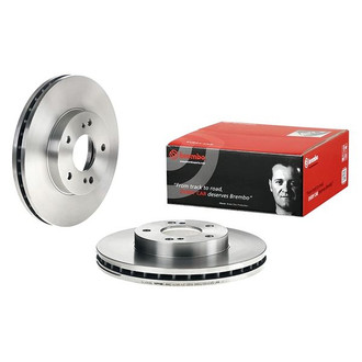 Brembo® - OE Replacement Plain Vented Front Brake Rotor
