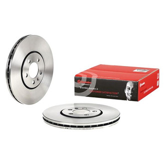 Brembo® - OE Replacement Plain Vented Front Brake Rotor