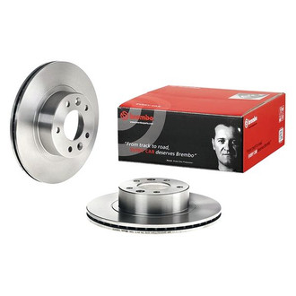 Brembo® - OE Replacement Plain Vented Front Brake Rotor