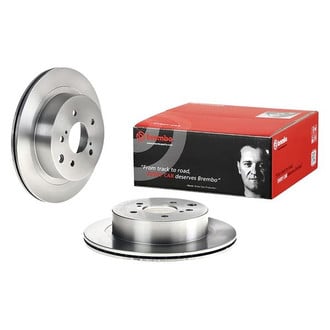 Brembo® - OE Replacement Plain Vented Rear Brake Rotor