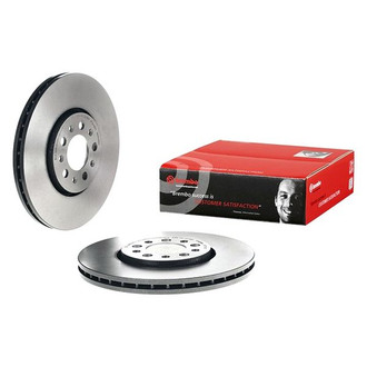 Brembo® - UV Coated Series Plain Vented Front Brake Rotor