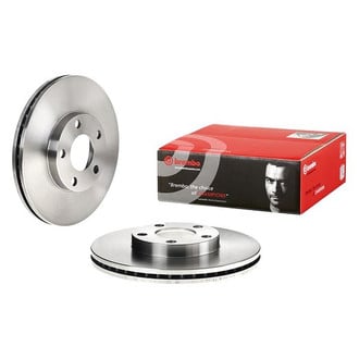 Brembo® - OE Replacement Plain Vented Front Brake Rotor