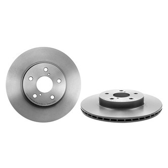 Brembo® - UV Coated Series Plain Vented Front Brake Rotor