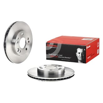 Brembo® - OE Replacement Plain Vented Front Brake Rotor