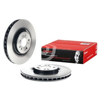 Brembo® - UV Coated Series Plain Vented Front Brake Rotor