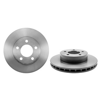 Brembo® - UV Coated Series Plain Vented Front Brake Rotor