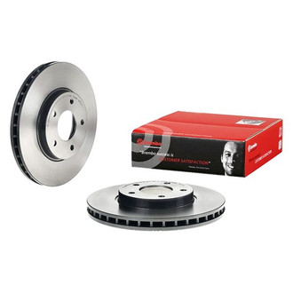 Brembo® - UV Coated Series Plain Vented Front Brake Rotor