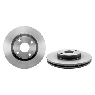 Brembo® - UV Coated Series Plain Vented Front Brake Rotor