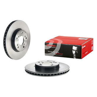 Brembo® - UV Coated Series Plain Vented Front Brake Rotor