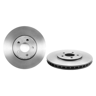 Brembo® - UV Coated Series Plain Vented Front Brake Rotor