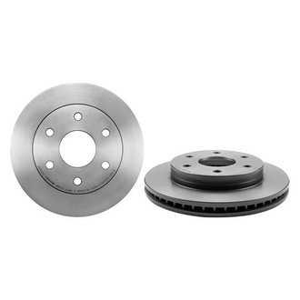 Brembo® - UV Coated Series Plain Vented Front Brake Rotor