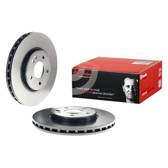Brembo® - UV Coated Series Plain Vented Front Brake Rotor