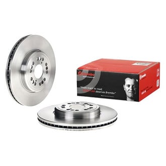 Brembo® - OE Replacement Plain Vented Front Brake Rotor