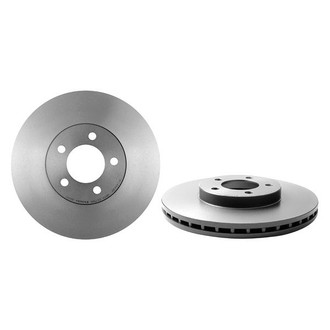 Brembo® - UV Coated Series Plain Vented Front Brake Rotor