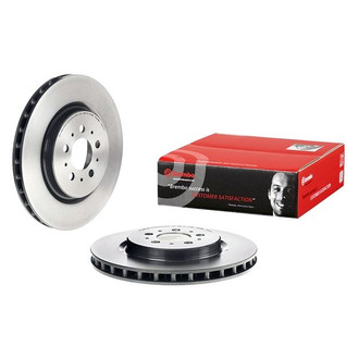 Brembo® - UV Coated Series Plain Vented Rear Brake Rotor