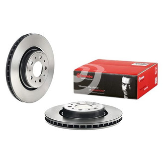 Brembo® - UV Coated Series Plain Vented Front Brake Rotor
