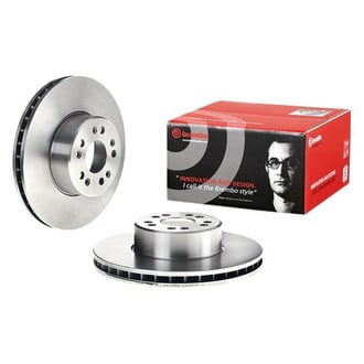 Brembo® - OE Replacement Plain Vented Front Brake Rotor